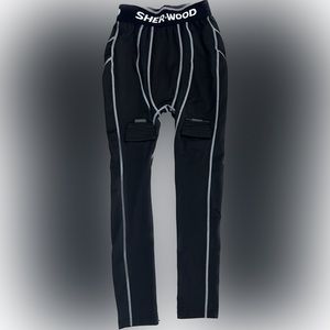 Sherwood Black Hockey Pants, Junior Medium